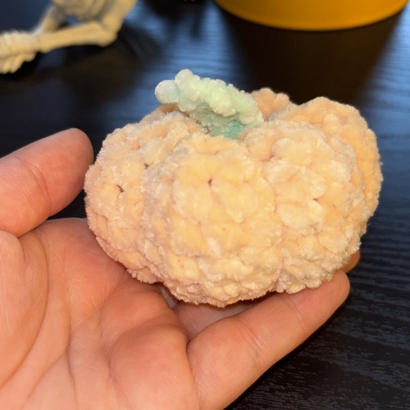 Handmade Mini Crocheted Pumpkin - Picture 3 of 3